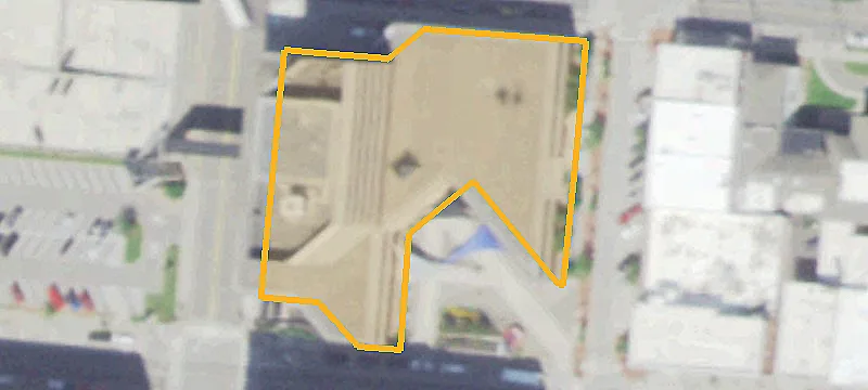 Secure Downtown Office Building with Fitness Center