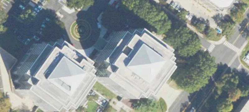 Office Campus with Covered Walkway