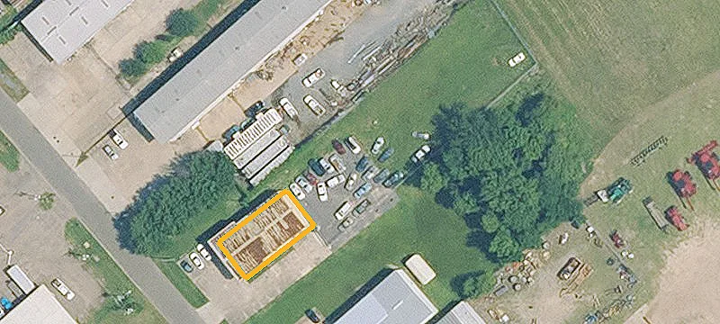 Light Industrial Building with Fenced Yard