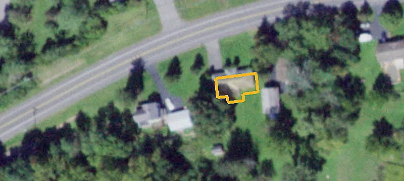 Duplex with Separate Utilities and Canal Backdrop