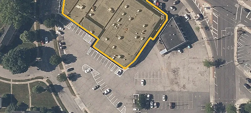 Shadow-Anchored Shopping Center