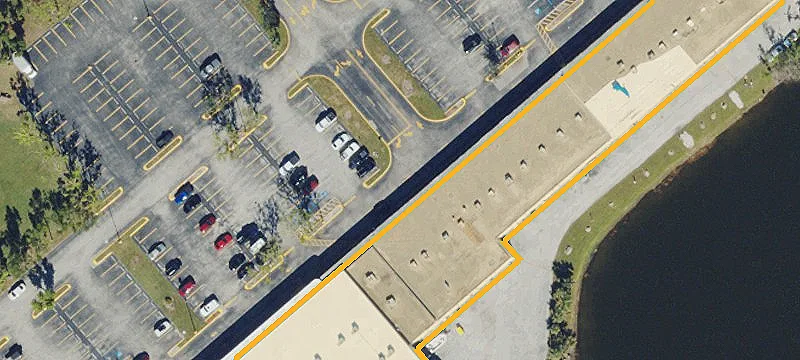 Strip Mall with Multiple Retail Units