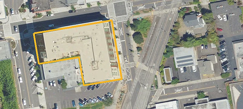 Ground-Floor Retail Space with Vent Shafts
