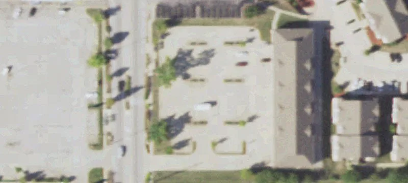Shopping Center with Glass-Front Retail Suites