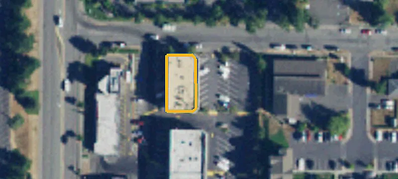 Strip Mall with Roll-Up Door Access