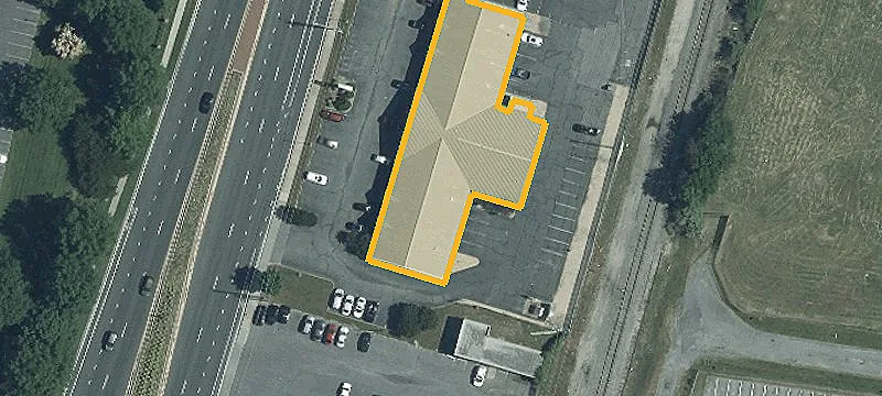 Office Building with Two Spaces