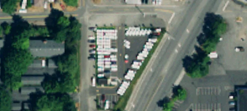 Auto Shop on Double Corner Lot with Pylon Signage