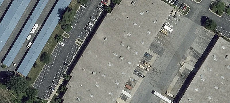 Warehouse Space with LED Lighting