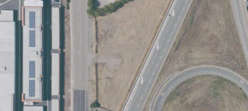 Fenced Yard Commercial Land