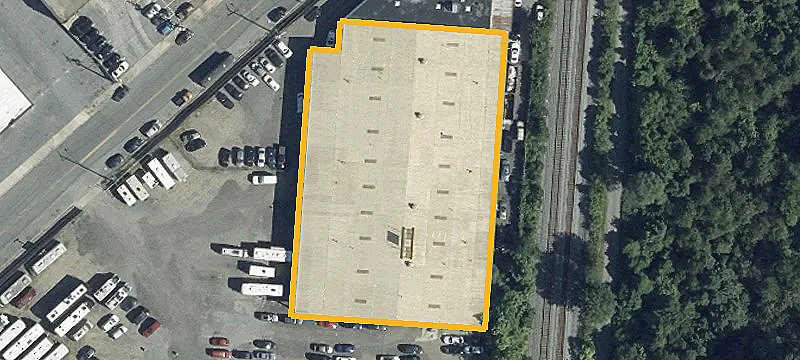 Warehouse with Secured Outdoor Storage