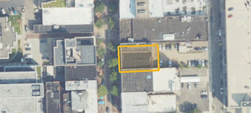 Storefront Building with Multi-Level Layout