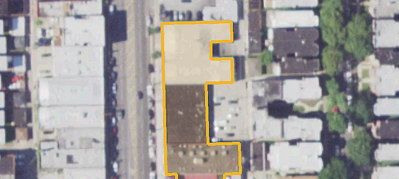 One-Story Retail Building with Multiple Storefronts