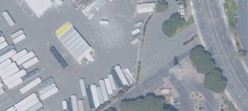 Fully Fenced Industrial Yard
