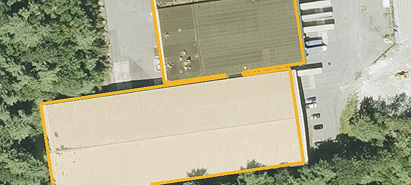 Industrial Warehouse with Loading Docks