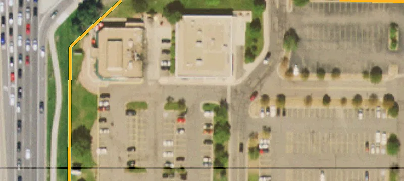 Shopping Center Retail Space at Signalized Intersection