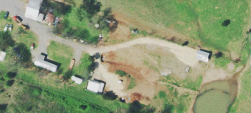 Agricultural Land with Barbed-Wire Fencing