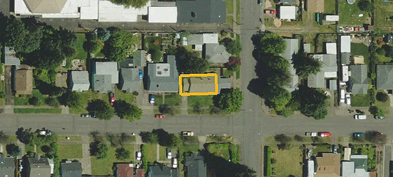 One-Level Corner-Lot Duplex