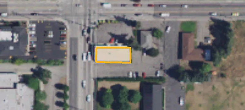 Corner Office Building with CMU Zoning