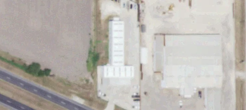 Industrial Fabrication Facility with Cranes