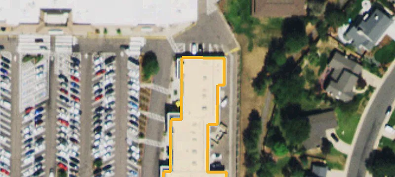 Shopping Center with Ample Surface Parking