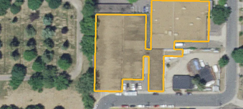 Freestanding Warehouse with Drive-In Doors