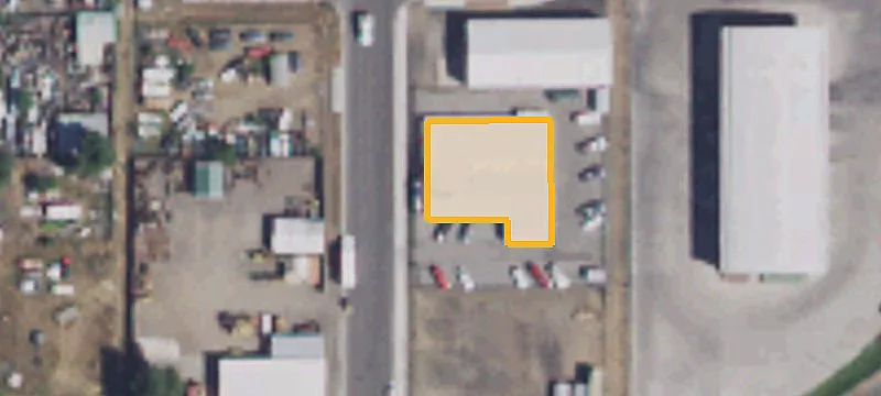 Light Industrial Building with Fenced Yard