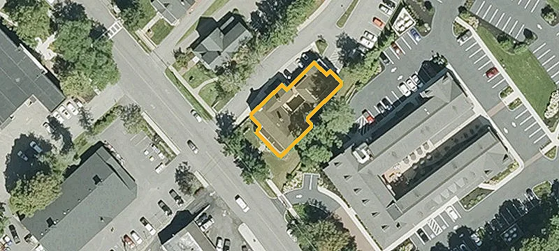 Lower-Level Retail Space in Mixed-Use Complex
