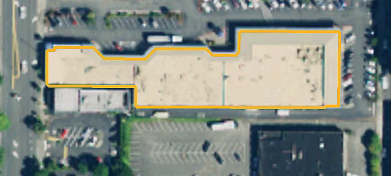 Shopping Center with Open Parking