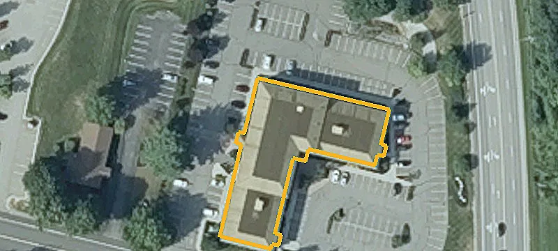 Condo Office Building with Multiple Entrances