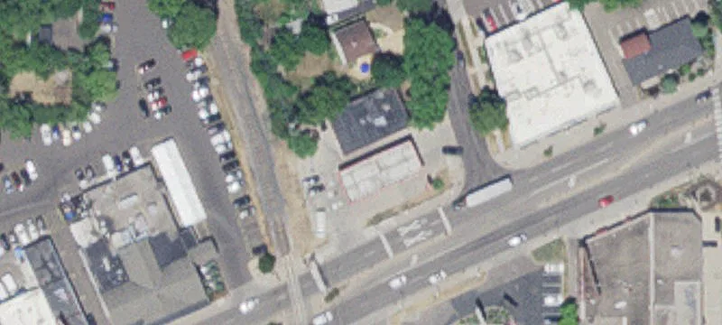 Gas Station Site with Canopy Removal