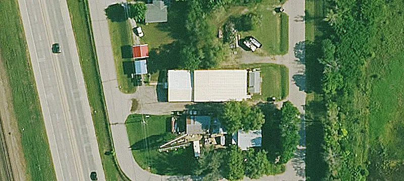Warehouse with House
