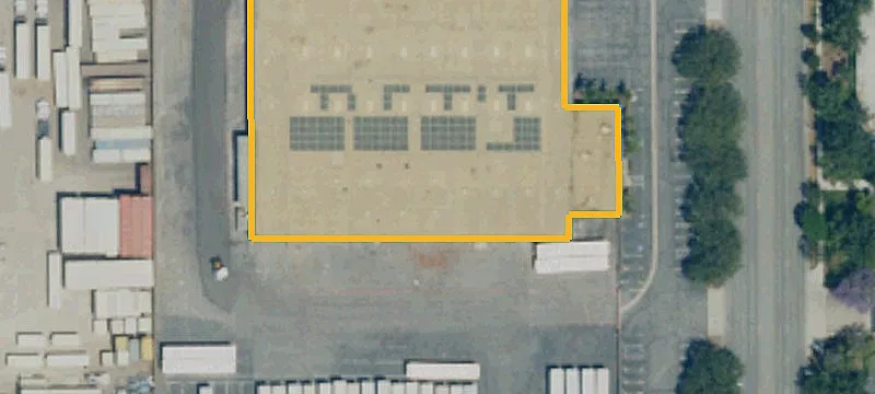 Warehouse Building with Secured Yard