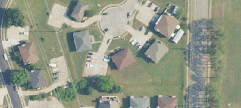 Four-Unit Quadplex with Concrete Parking