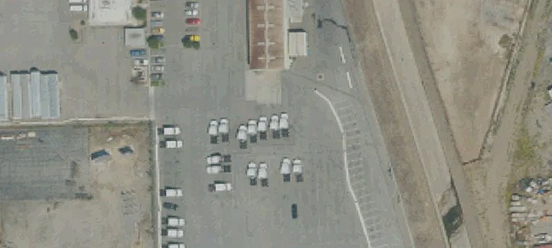 Paved Truck Storage Yard