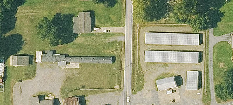 Self-Storage Facility with Security Cameras