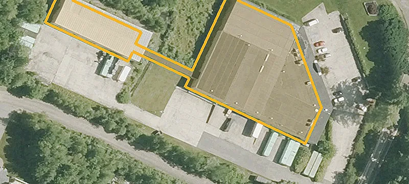 Warehouse with Outdoor Storage