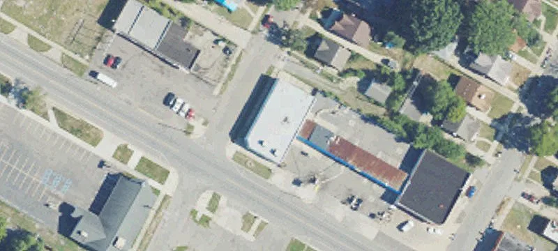 Corner Storefront Building