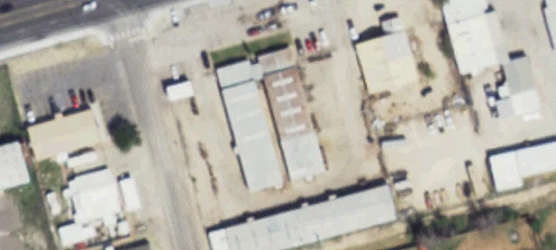 Gated Manufacturing Property with Cranes