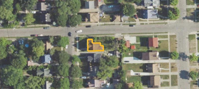 Brick Duplex With Separate Meters