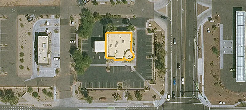 Standalone Bank Building with Drive-Through