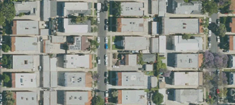Spanish Quadplex With Garages