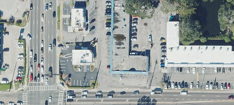 Refreshed Corner Strip Mall