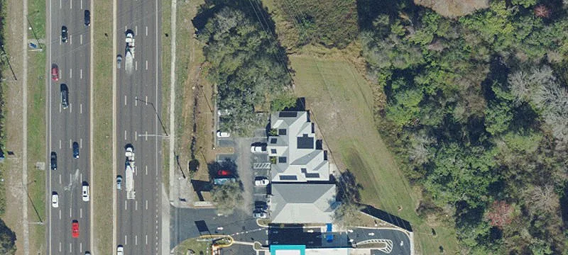 Office Building with Solar Power