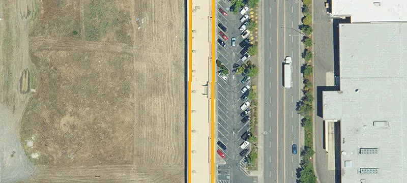 Built-Out Strip Center Retail Space