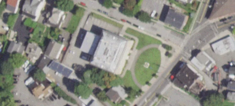 Institutional Office Building with Skylights
