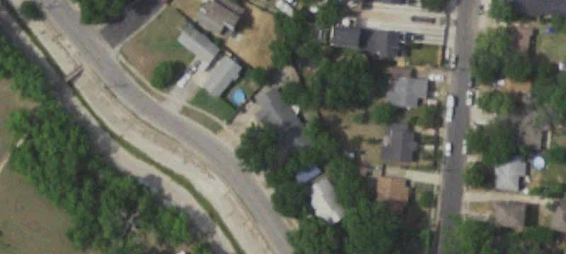 Duplex with Mature Trees