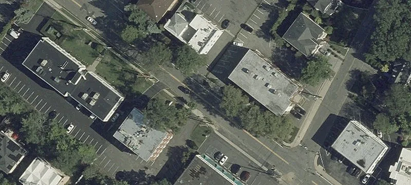 Corner Office Building