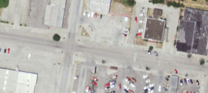 Concrete Storefront Building