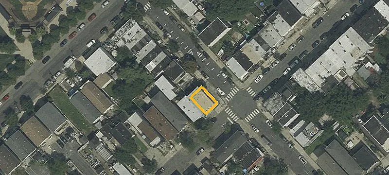 Corner Brick Triplex Building