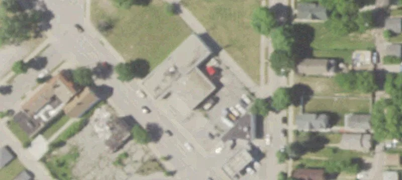 Brick Flex Building with Three Spaces